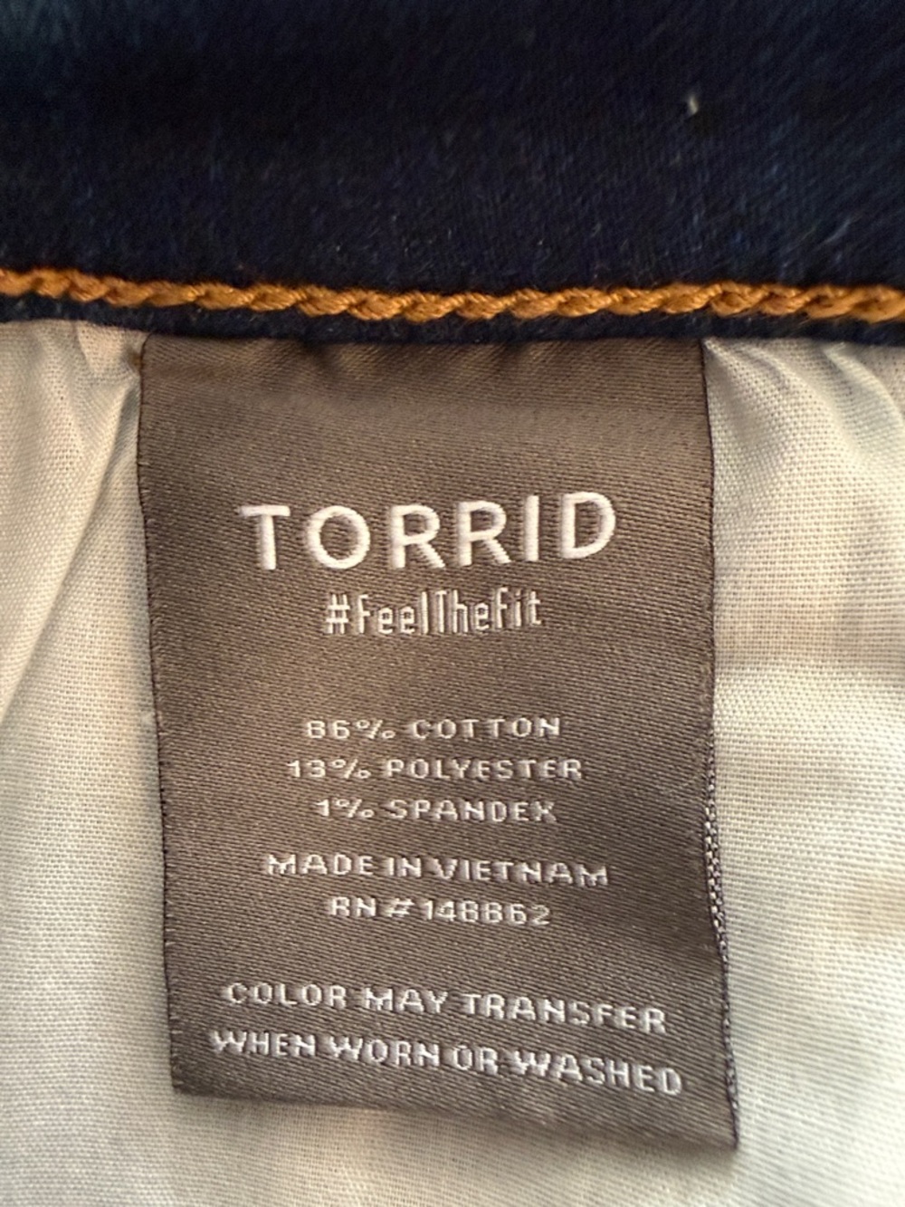 Torrid Denim Jogger Jeans – Drawstring Waist – Medium Wash - Picture 6 of 11